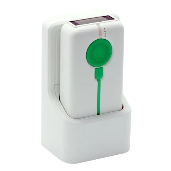 【発売記念キャンペーンセット】 AirScan Mobile モバイル1次元バーコードリーダー 白 無線 Bluetooth 充電クレードル シリコン保護カバーセット