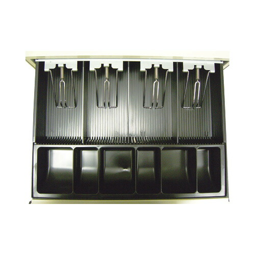 キャッシュドロア、4紙幣/6貨幣、USB、ケーブル1.3m