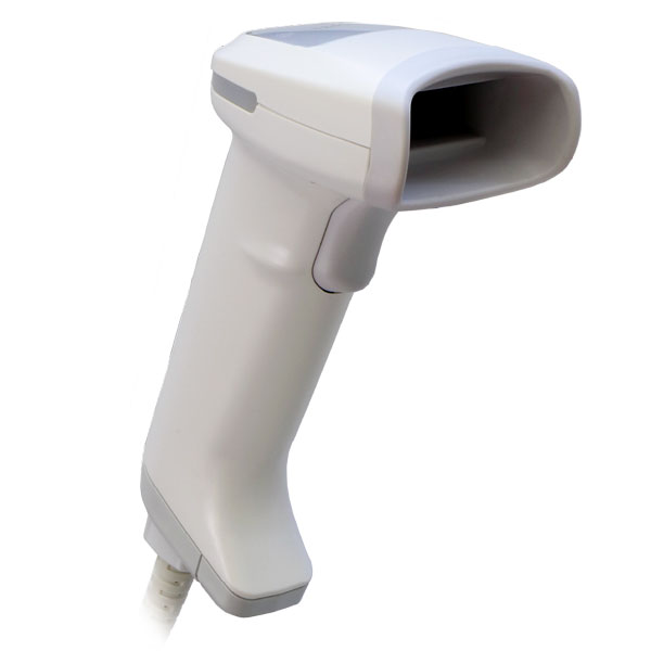 L-46XS 2次元コードリーダー OCR・DPM・rMQR対応/WELCOMアプリ付/RS232C・ACアダプタ・抗菌筐体・白（1.8m落下耐性）