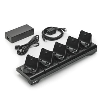 ZQ310 Plus 320 Plus 本体5連クレードル ACアダプタ ACコード同梱 Zebra