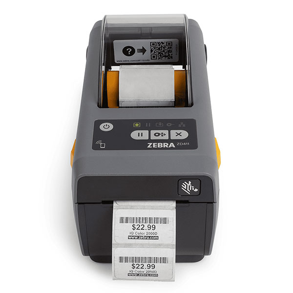デスクトッププリンタ Zebra ZD411 感熱式 300dpi 2インチ USB Ethernet Bluetooth ラベル印刷