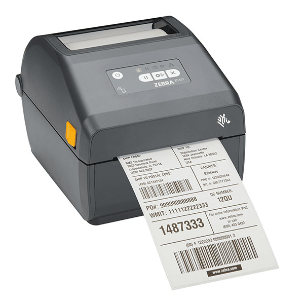 デスクトッププリンタ Zebra ZD421 感熱式 300dpi 4インチ USB USBHost Bluetooth Ethernet ラベル印刷