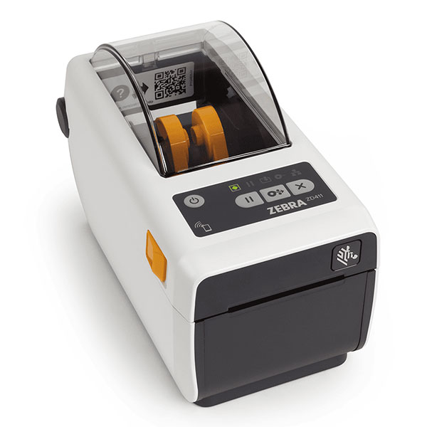 デスクトッププリンタ Zebra ZD411 HC ヘルスケアモデル 熱転写式 203dpi 2インチ USB Ethernet Bluetooth ラベル印刷