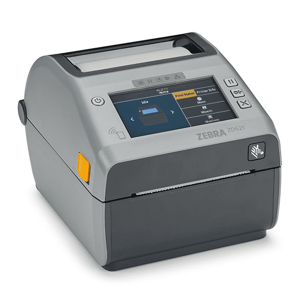 デスクトッププリンタ Zebra ZD621 感熱式 203dpi 4インチ USB RS232C Ethernet Bluetooth USBHost ラベル印刷 オートカッター付き