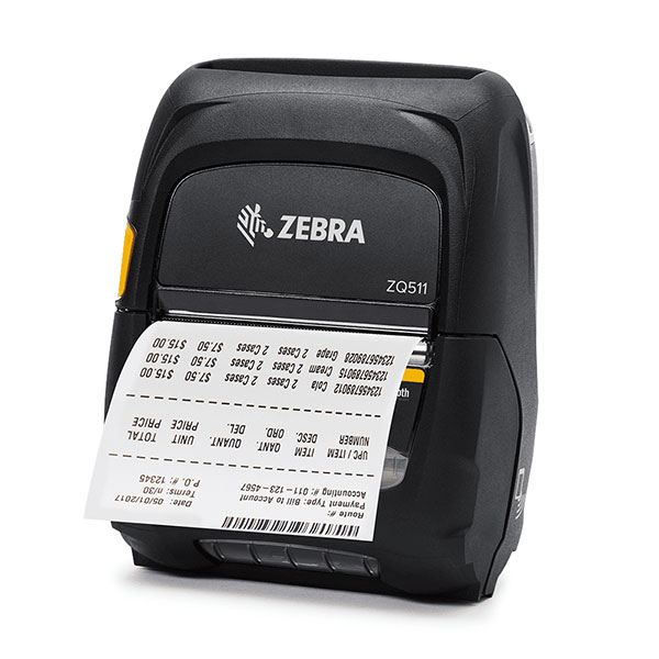 モバイルプリンタ Zebra ZQ511 感熱式 203dpi 3インチ USB Wi-Fi Bluetooth ラベル印刷 レシート印刷