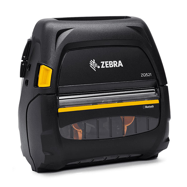 モバイルプリンタ Zebra ZQ521 感熱式 203dpi 4インチ USB Wi-Fi Bluetooth ラベル印刷 レシート印刷