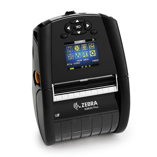 モバイルプリンタ Zebra ZQ620 Plus 感熱式 203dpi 3インチ USB Bluetooth RS232C ラベル印刷 レシート印刷