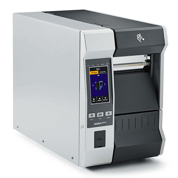 産業用プリンタ Zebra ZT610 RFID 熱転写式 203dpi 4インチ USB RS232C Ethernet Bluetooth USBHost ラベル印刷