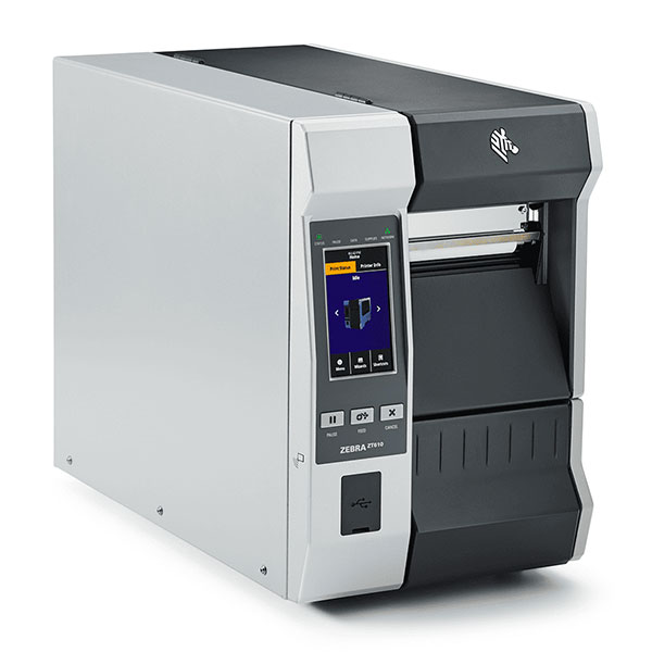 産業用プリンタ Zebra ZT610 熱転写式 600dpi 4インチ USB RS232C Ethernet Bluetooth USBHost ラベル印刷 剥離機能付き