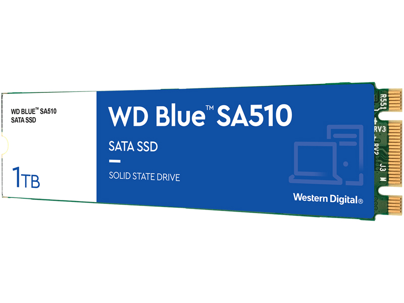 WD Blue SA510 SATA接続 M.2 SSD 1TB 5年保証 WDS100T3B0B