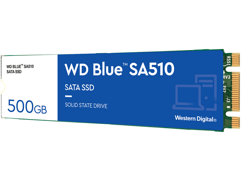 WD Blue SA510 SATA接続 M.2 SSD 500GB 5年保証 WDS500G3B0B