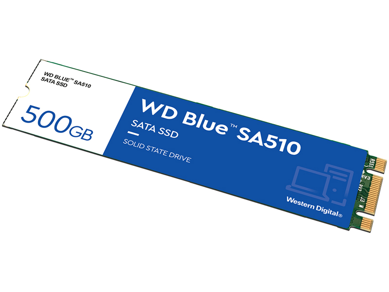 WD Blue SA510 SATA接続 M.2 SSD 500GB 5年保証 WDS500G3B0B