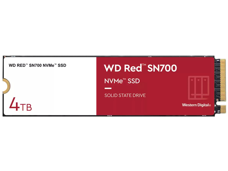 WD Red SN700シリーズ NVMe接続 M.2 2280 SSD 4TB 5年保証 WDS400T1R0C