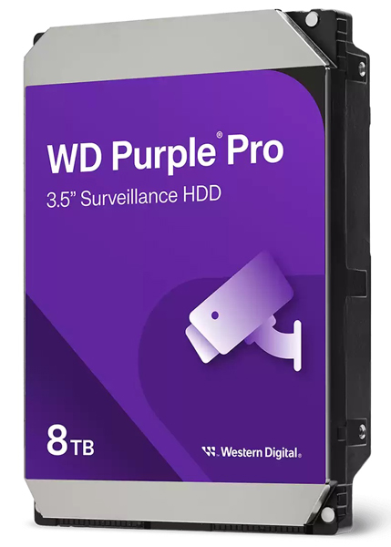WD Purple Proシリーズ 3.5インチ内蔵HDD SATA6.0Gb/s 7200回転 256MB 5年保証 8TB WD8002PURP