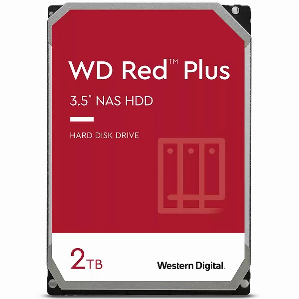 WD Red Plus 3.5インチHDD 2TB 3年保証 WD20EFPX
