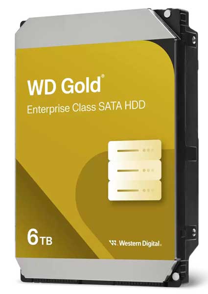 WD Gold 内蔵HDD 3.5インチ 6TB SATA6Gb/s 5年保証 WD6004FRYZ