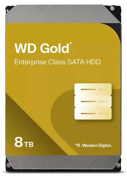 WD Gold 内蔵HDD 3.5インチ 8TB SATA6Gb/s 5年保証 WD8005FRYZ