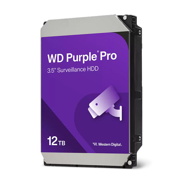 WD Purple Pro セキュリティシステム向け SATA3 6Gbps(SATA6G) 3.5型 ハードディスク 12TB WD122PURP