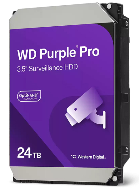WD Purple Proシリーズ 3.5インチ内蔵HDD SATA6.0Gb/s 7200回転 512MB 5年保証 24TB WD240PURP