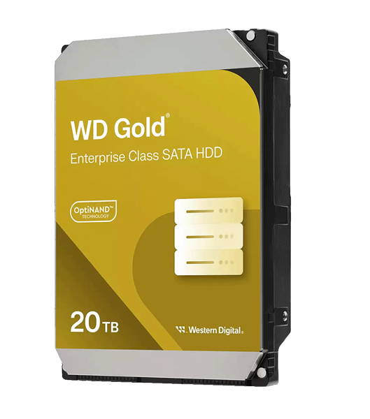 WD Gold エンタープライズクラス SATA3 6Gbps(SATA6G) ハードディスク 20TB WD203KRYZ