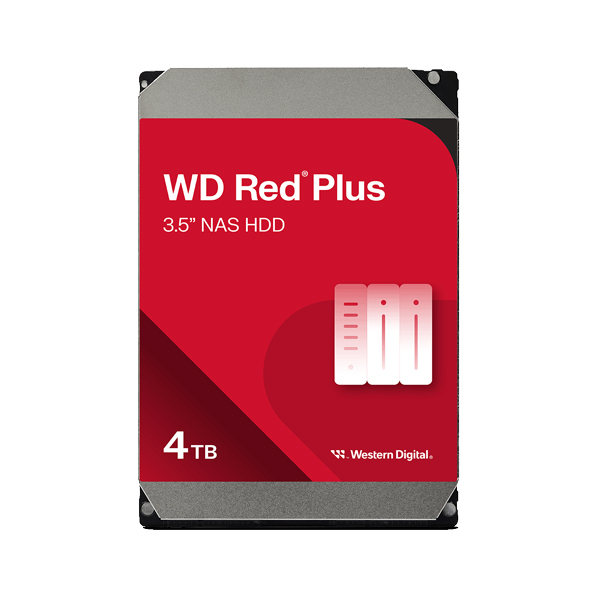 WD Red Plus Internal NAS HDD 3.5インチ 4TB WD40EFZZ