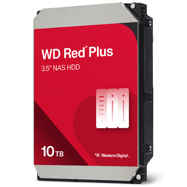 WD Red Plus NAS ハードディスク 10TB WD100EFGX