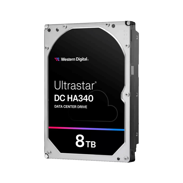 WUS721208BLE6L4 | WesternDigital ULTRASTAR HA340 シリーズ エンタープライズクラス SATA3 6Gbps(SATA6G)ハードディスク 8TB