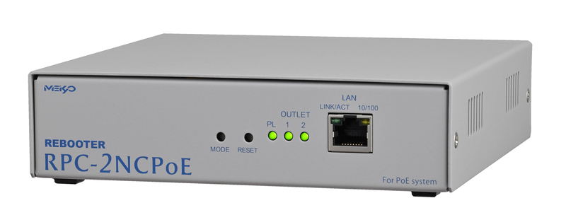 PoEスイッチポート制御＆2口の遠隔電源制御装置 ネットワーク監視・自動リブート装置。よりセキュアな通信方式に対応。
