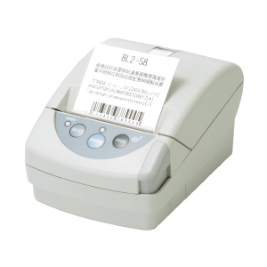 紙幅58mmラベル対応据え置きタイプライン印字方式小型サーマルプリンタ(シリアル)