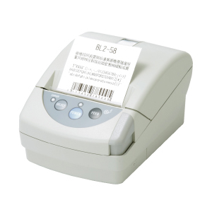 紙幅58mmラベル対応据え置きタイプライン印字方式小型サーマルプリンタ(USB・QRコード対応)