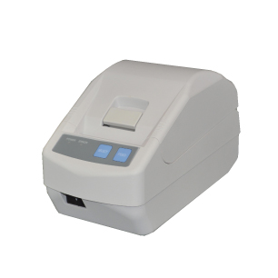 紙幅58mm据え置きタイプライン印字方式小型サーマルプリンタ（シリアル9ピン・USB） ケース色：白