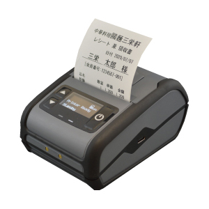 紙幅58mmモバイルタイプライン印字方式小型サーマルプリンタ(Bluetooth・USB・無線LAN) 有機ELディスプレイ