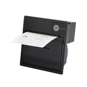 紙幅58mmパネルマウントタイプライン超小型サーマルプリンタ(ケース黒)