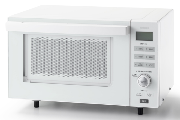 センサー付フラットオーブンレンジ ホワイト