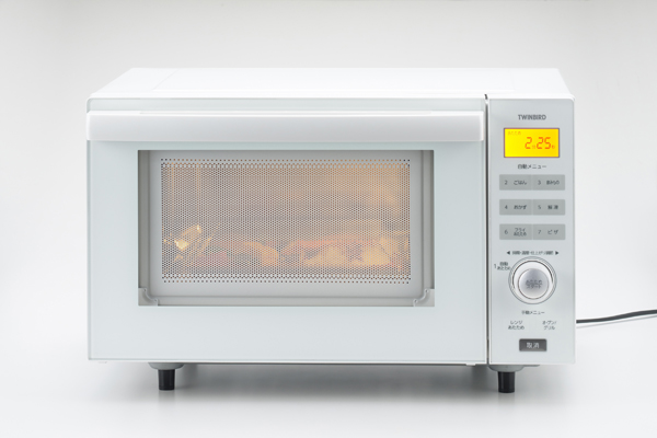 センサー付フラットオーブンレンジ ホワイト