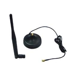 2.4GHz、ダイレクショナル/ダイポールアンテナ、5dBi、RP-SMA（オス）