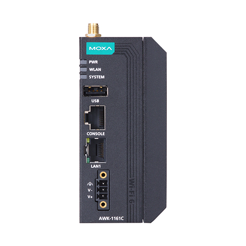 エントリーレベル1ポート 産業用 IEEE 802.11ax ワイヤレスクライアント ワイド温度モデル