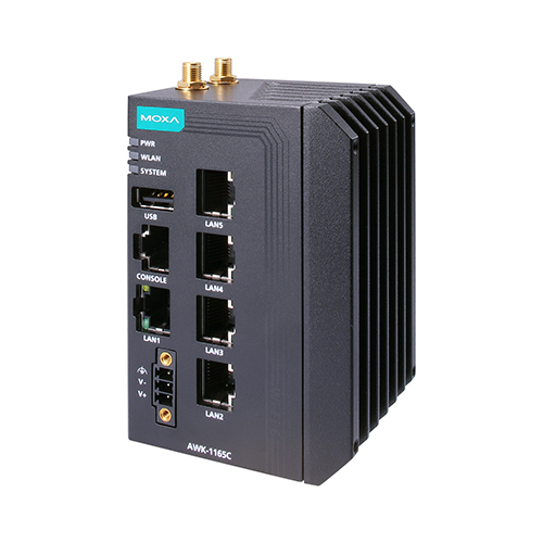 エントリーレベル5ポート 産業用 IEEE 802.11ax ワイヤレスブリッジ ワイド温度モデル