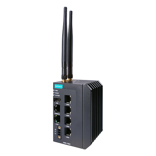 エントリーレベル5ポート 産業用 IEEE 802.11ax ワイヤレスブリッジ ワイド温度モデル
