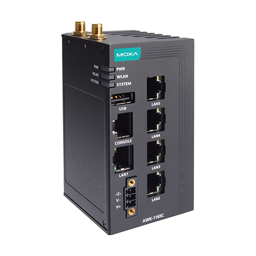 エントリーレベル5ポート 産業用 IEEE 802.11ax ワイヤレスブリッジ