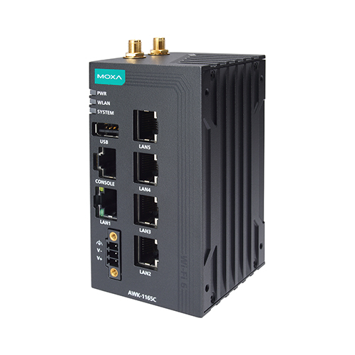 エントリーレベル5ポート 産業用 IEEE 802.11ax ワイヤレスブリッジ