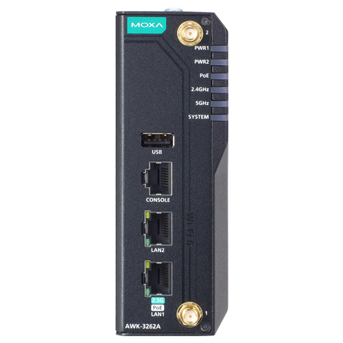 産業用 IEEE 802.11ax ワイヤレスAP/ブリッジ/クライアント UNバンド (ワイド温度モデル)