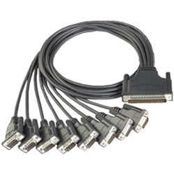 8ポートシリアルコネクションケーブル DB78/8xDB9（オス）