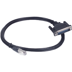 シールド付シリアルケーブル RJ45⇒DB25（オス） 150cm