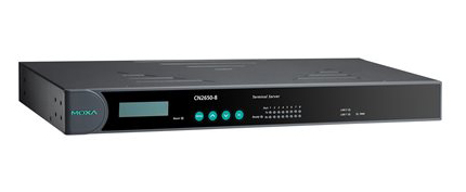 8ポート RS-232C/422/485 デュアルLANターミナルサーバ、2KVアイソレーション