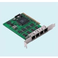 4ポート RS-232C ユニバーサルPCIバスボード （RJ-45）
