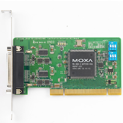 2ポート RS-232C/422/485 ユニバーサルPCIボード、ロープロファイル、Tモデル