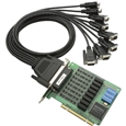 8ポート RS-232C/422/485 ユニバーサルPCIボード、光絶縁、Tモデル