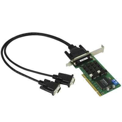 2ポート RS-422/485 ユニバーサルPCIバスボード、ロープロファイル、サージ保護、光絶縁