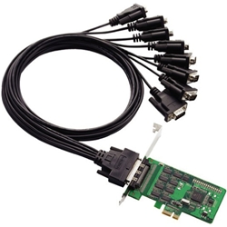 8ポート RS-232C PCI Expressボード、ロープロファイル